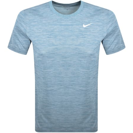 Nike Sportswear Futura T Shirt Denim Turquoise | Mainline